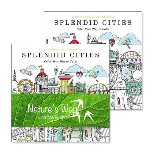 Splendid Cities (Color Your Way to Calm) Promotional Adult Coloring