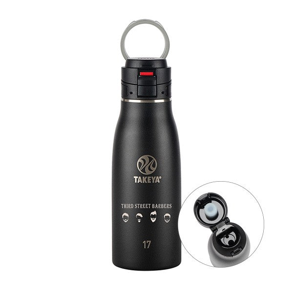 Takeya Travel Mug, Leak-Proof, Onyx, 17 Ounce