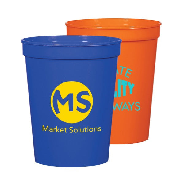 16oz Fluted Stadium Cups, Custom Stadium Cups