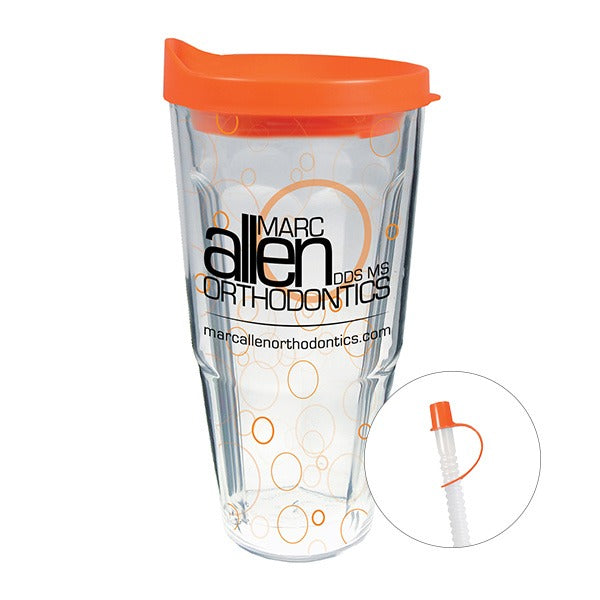 16 Oz. Thermal Travel Mug - Clear Film Insert - Travel Mugs with Logo -  Q241522 QI