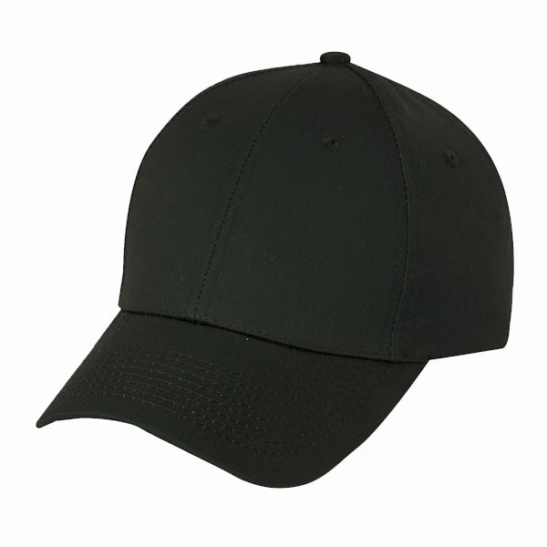 Cotton Twill Cap - Black - Men