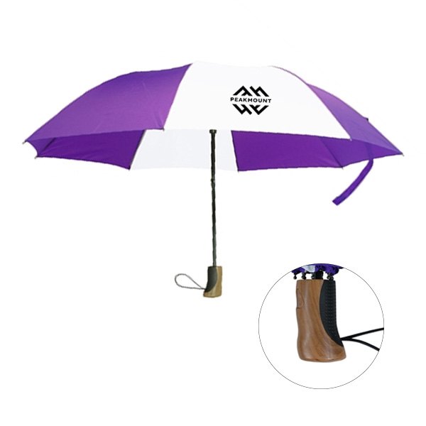 The 42 Inch 2 Fold Auto Open Folding Umbrella - Umbrellas with