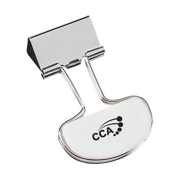 Engraved deals binder clip