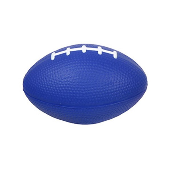 7 Two-Toned Foam Footballs - Stress Relievers with Logo - Q320311 QI