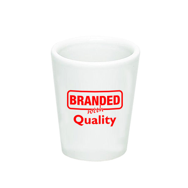 1.5 Oz Ceramic Shot Glass Sublimation Blank 