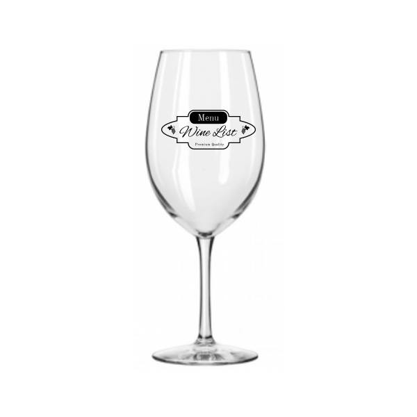 Custom 18 Oz Libbey Vina Wine Glasses Q107211 Wine Glasses With Logo Quality Imprint