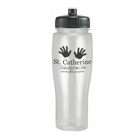 24 Oz Translucent Sports Water Bottles