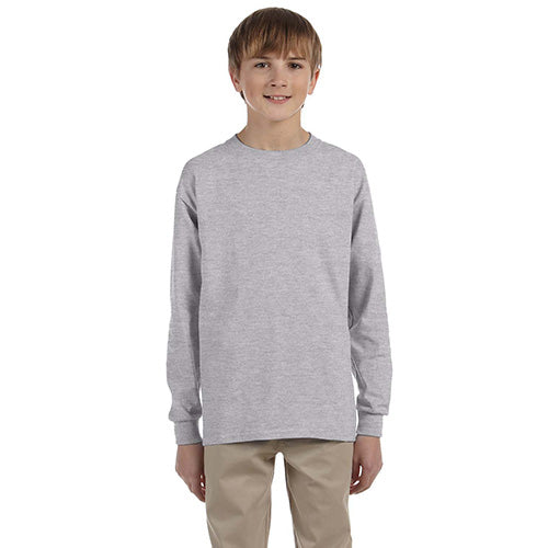 Gildan Ultra Cotton® Youth 6 oz. Long-Sleeve T-Shirt - T-shirts with ...