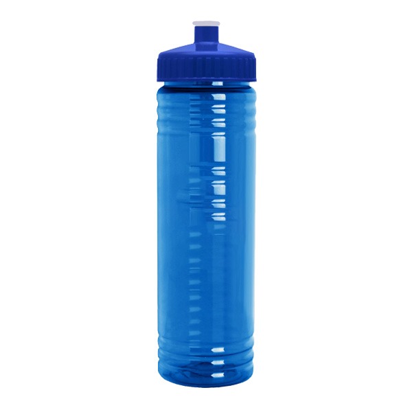 Custom 24 oz Slim Fit Water Bottles with Push-Pull Lid