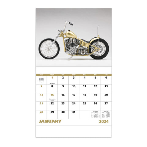 Custom Motorcycles Calendar (Q275722) - Wall Calendars with Logo ...