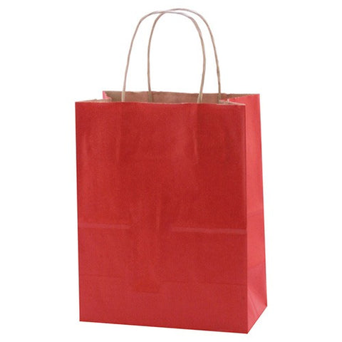 Striped Tinted Kraft Bags - Shopping Bags with Logo - Q27671 QI