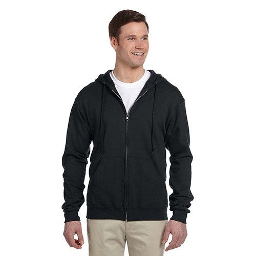 Custom Jerzees 8 oz. 50/50 NuBlend® Fleece Full-Zip Hood (Q42266 ...