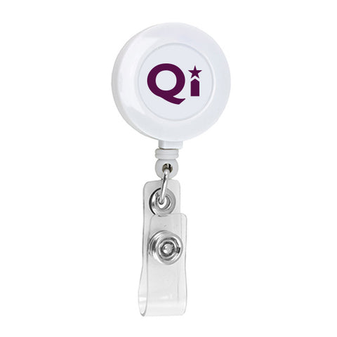 Round Retractable Badge Reel (30�€? CORD) - Badge Holders with Logo