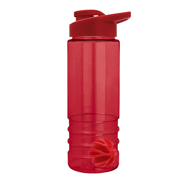 Promotional Salute Shaker Bottles with Drink-Thru Lid (24 Oz