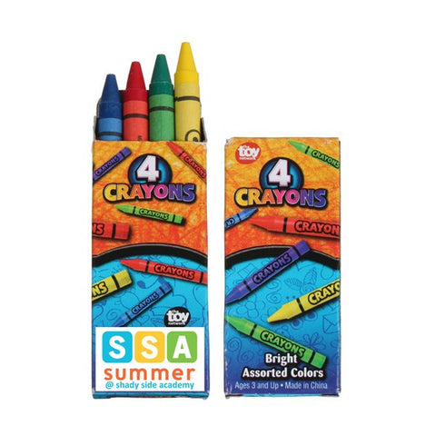 Four Pack Crayon Box
