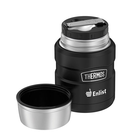 Thermos 16 oz. Insulated Stainless Steel Food Jar w/ Folding Spoon
