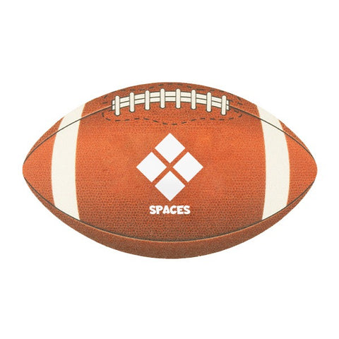 7 Two-Toned Foam Footballs - Stress Relievers with Logo - Q320311 QI