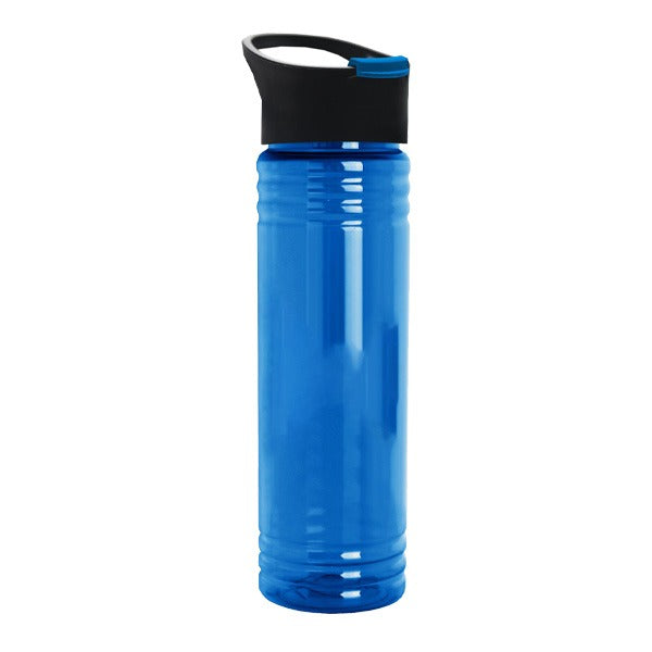 24 Oz. Slim Fit Water Bottles - Pop-Up Sip Lid - Plastic Sports