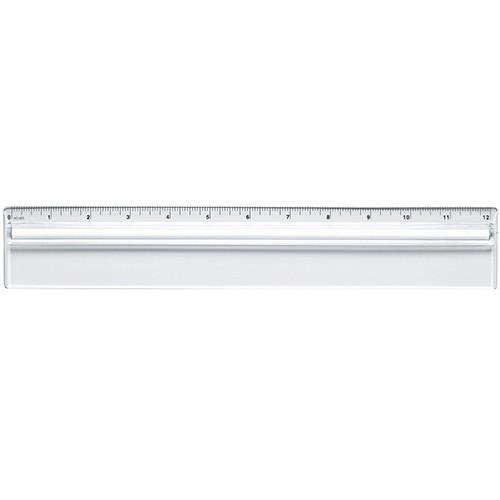Plastic Rulers with Magnifying Glass (12 Inch) - Rulers with Logo - Q637411  QI