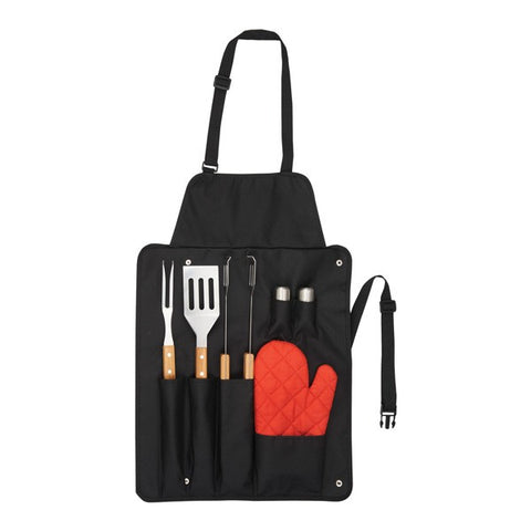 Custom BBQ Now Aprons And 7 Piece BBQ Set (Q741911) - Aprons with Logo ...