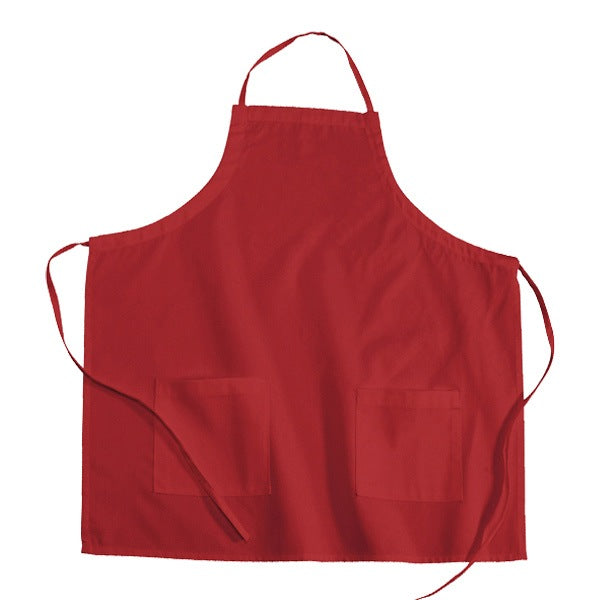 Custom Colored Poly/Cotton Twill BBQ Aprons (Q751911) - Aprons with ...