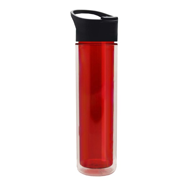 16 Oz. Slim Travel Tumbler Insulated - Pop-Up Sip Lid - Plastic Sports  Bottles with Logo - Q702722 QI