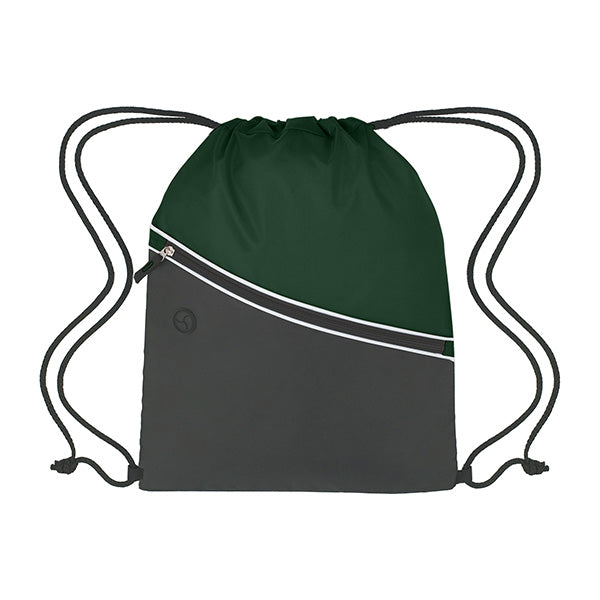 Custom 210D Polyester Two-Tone Hit Sports Pack (Q859311) - Drawstring ...