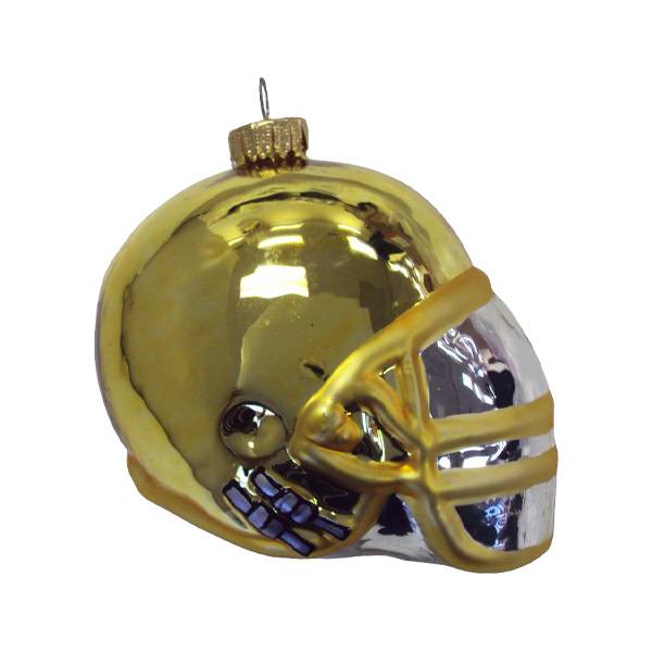 3.25 Inch Glass Football Helmet Ornaments - Ornaments with Logo - Q905911 QI