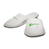 Cotton Velour Slippers  Imprinted with Logo (Q940711)