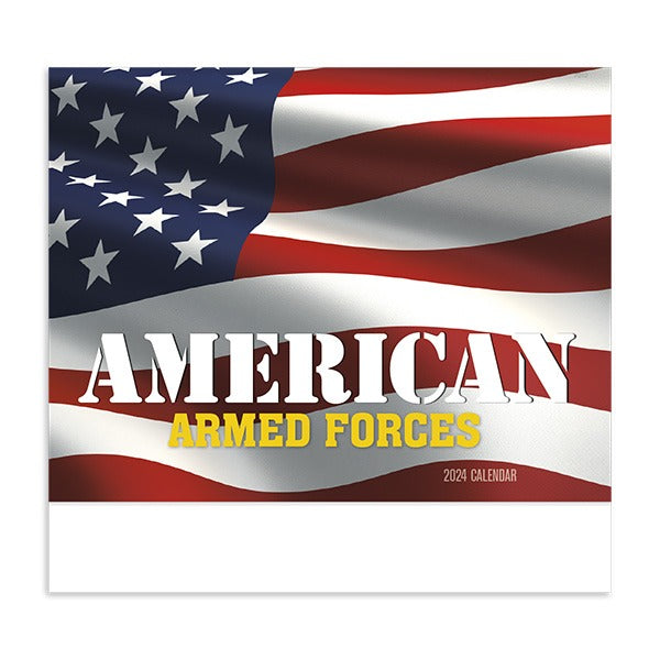 Custom American Armed Forces Stapled Calendar (Q975722) Wall